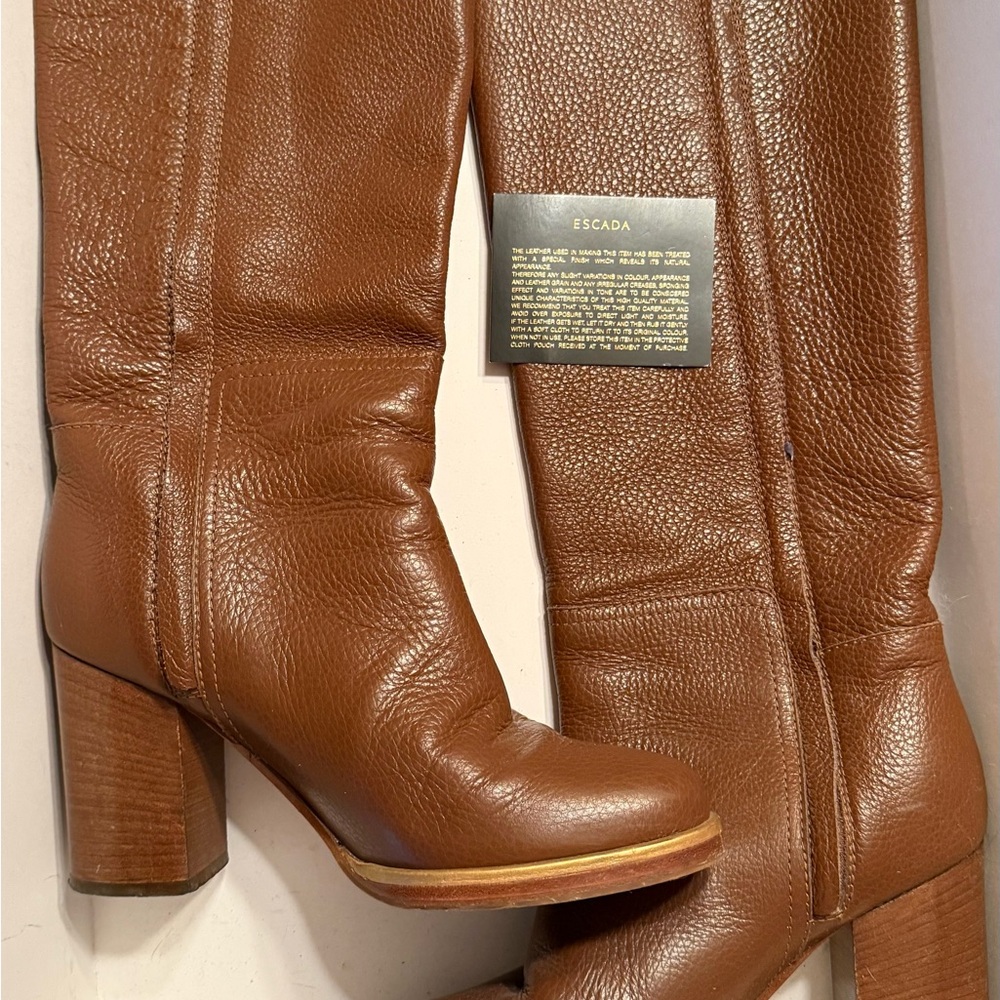 Escada Dark chocolate boots size EU 36 - Picture 3 of 6